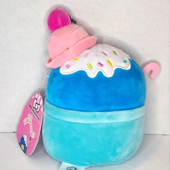 TUXEDO SAM 🍦 Ice Cream HK & friend Sanrio X Original Squishmallow by Kelly Toy - Picture 5 of 10